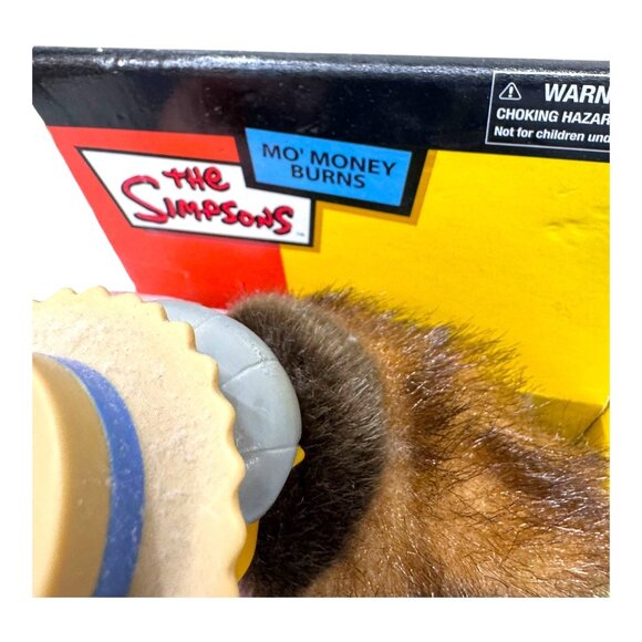 The Simpsons Mr. Burns Collectible Animated Singing Figure Fur Coat & Money NEW - Picture 5 of 6